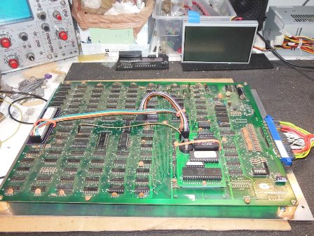 Galaxian multigame on the bench, again
