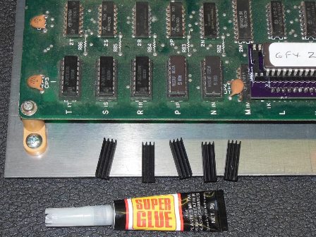 Sprite RAM heat sinks - before