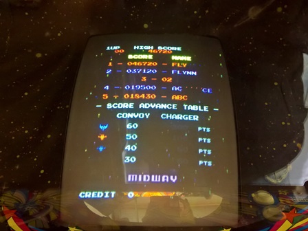 Galaxian multi-game, missing sprite colours