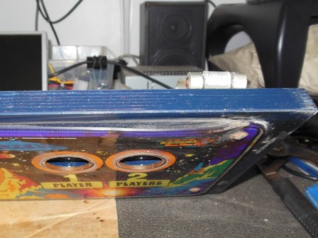 Control panel overlay deformed - right