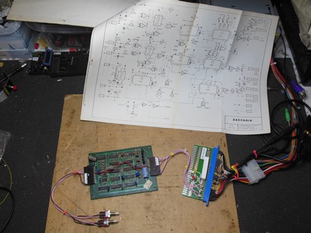 Credit PCB 1B1145 on the bench