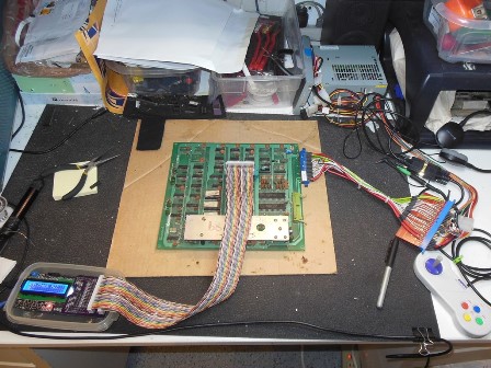 Super Cobra sound PCB with ICT