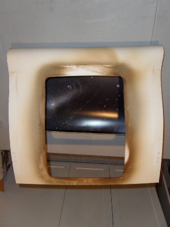 Cardboard surround, back