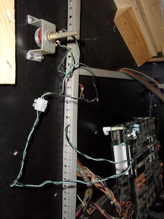 Hacked volume control wiring