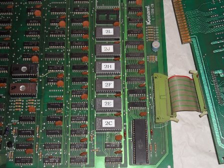 Konami ROM set fitted