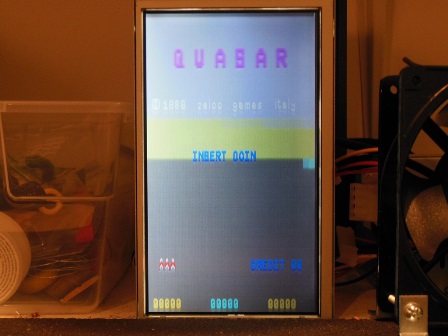 Quasar running on the bench