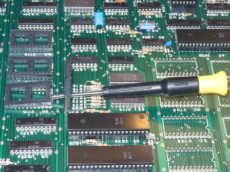 IC socket body lever up