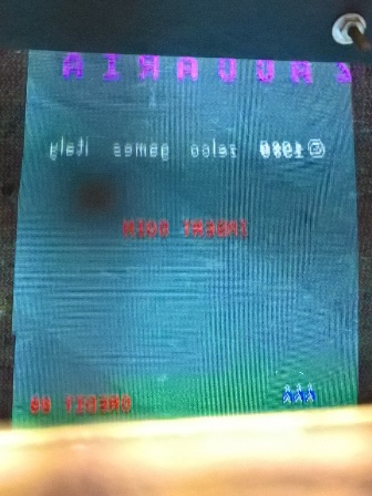 Quasar game, glass reflected