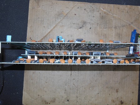 Bootleg Gyruss PCB stack