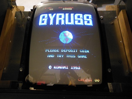 Gyruss title screen