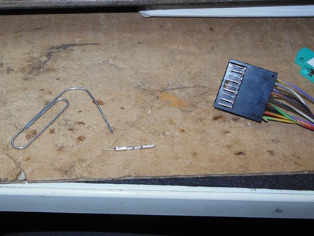 Connector pin removed