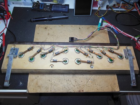 Hyper Olympic control panel - back