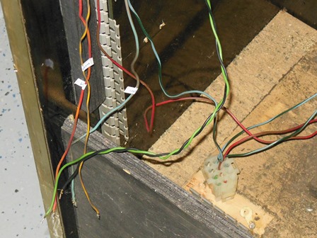 Signal side wiring harness removed