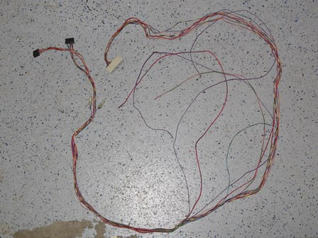 Astro Wars control panel wiring