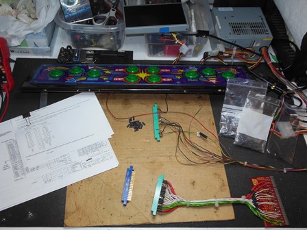 Control panel wiring