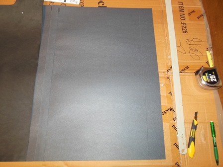 Cabinet length crease