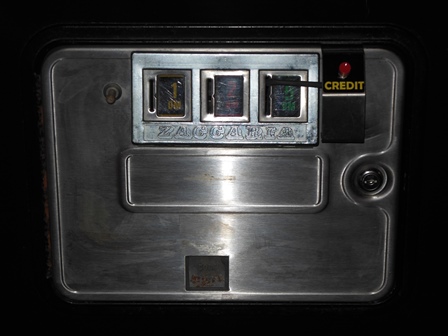 Zaccaria coin door credit button - front