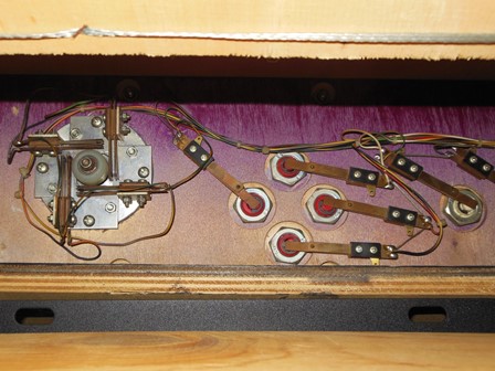 Zaccaria Vanguard control panel back