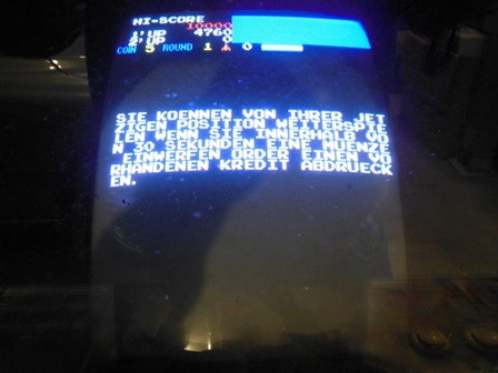 SNK Vanguard German continue text