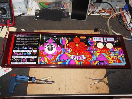 Vanguard control panel, cleaned