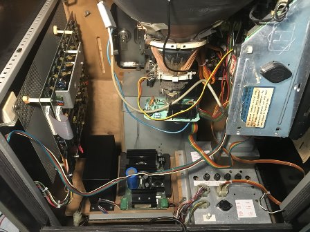 Zaccaria Scramble upright, interior