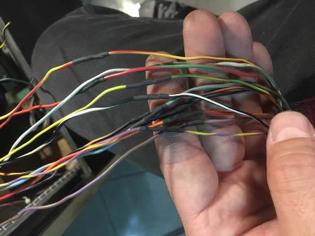 Zaccaria Scramble wiring restoration