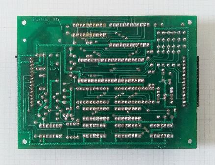 Zaccaria 1B1185 credit PCB, bottom