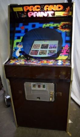 Converted Zaccaria Pac'n'Paint upright