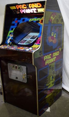 Converted Zaccaria Pac'n'Paint upright