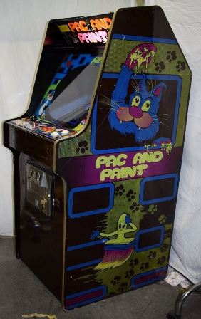 Converted Zaccaria Pac'n'Paint upright