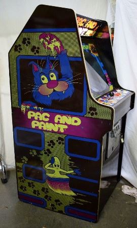 Converted Zaccaria Pac'n'Paint upright