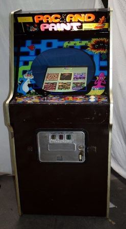 Converted Zaccaria Pac'n'Paint upright