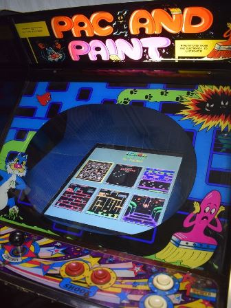 Converted Zaccaria Pac'n'Paint upright