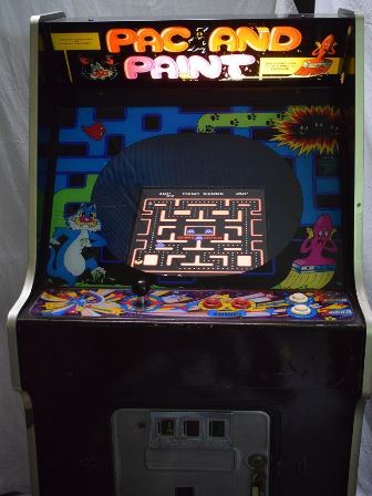 Converted Zaccaria Pac'n'Paint upright