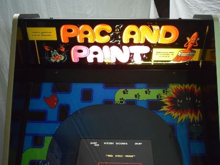 Converted Zaccaria Pac'n'Paint upright