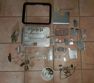 Zaccaria pinball coin door parts