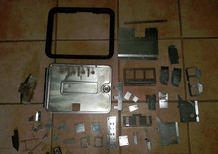 Zaccaria pinball coin door parts