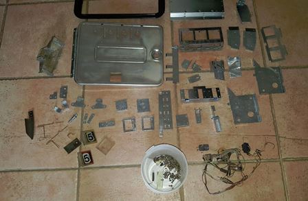 Zaccaria pinball coin door parts