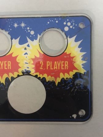 Zaccaria Astro Wars control panel overlay