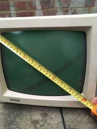 Hantarex HX12 green screen monitor