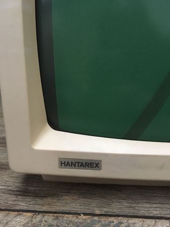 Hantarex HX12 green screen monitor