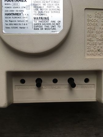 Hantarex HX12 green screen monitor