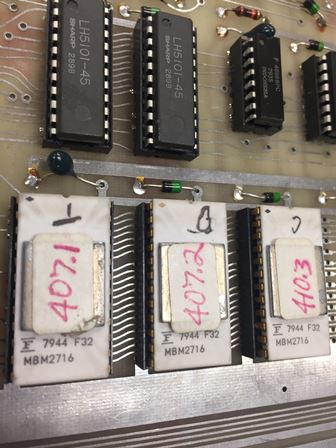 Unknown Bally 2650 CPU PCB