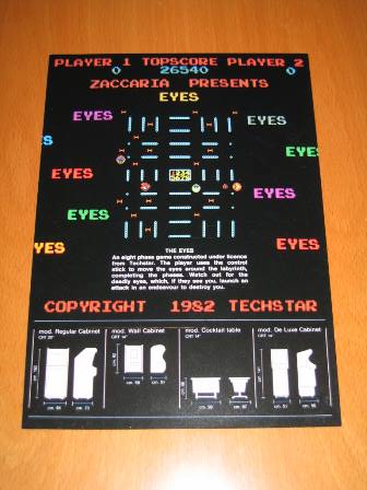 Zaccaria Eyes upright flyer, back