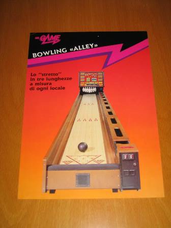 Mr Game Bowling Alley redemption flyer, front