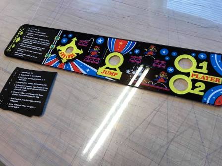 Reproduction Zaccaria
Universal control panel overlay