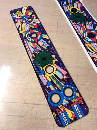 Reproduction Zaccaria
Universal control panel overlay