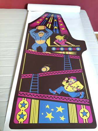 Reproduction Zaccaria Crazy Kong side art