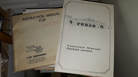 Zaccaria Turbo cockpit technical manual