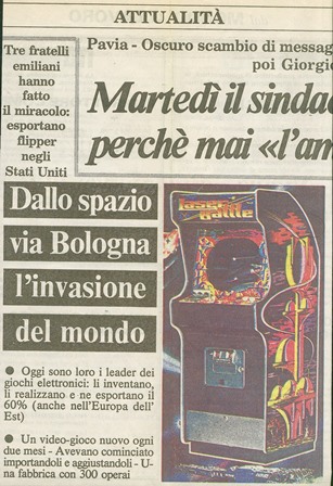 Newspaper article on Zaccaria Laser Battle